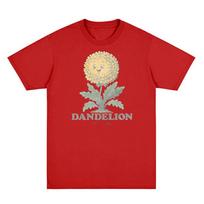 Groovy Dandelion TEE 2026 New Ella Langley Vintage Casual 100Cotton Teeshirt Unisex Round Neck High Quality Comfortable Tops S