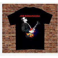 Joe Bonamassa guitar short sleeve cotton black all size shirt S įvairiaspalvis