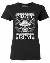 Instant Pirate Just Add Rum Women's T-Shirt Funny Jolly Roger Halloween Shirts S įvairiaspalvis