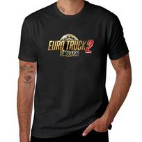 New Euro Truck Simulator 2 T-Shirt blank t shirts graphics t shirt vintage clothes graphic t shirt Men's clothing S įvairiaspalvis