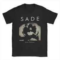 Funny Loves Deluxe Sades T-Shirts for Men Crewneck Pure Cotton T Shirt Short Sleeve Tee Shirt Printing Tops S įvairiaspalvis