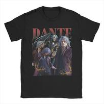 Men's Game DMC Dante Devil May Cry T Shirts  Pure Cotton Tops Vintage Short Sleeve Round Neck Tees Gift Idea T-Shirts S įvairiaspalvis