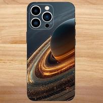 Saturn Solar system Phone Case For iPhone 16,15,14,13,12,11,Mini,Pro,SE,MAX White Matte Shockproof Cover iPhoneXSMAX