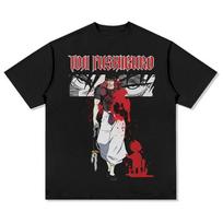 2026 New Streetwear Anime Jujutsu Kaisen Toji Fushiguro Printed T-shirt Summer Men's and Women's T-shirt Trendy Loose Casual Y2K 4XL