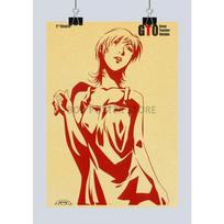 DORA Tin Sign GTO Anime Metal Tin Sign Gamer Room Bar Decor 20x30cm（7.8x11.8inch）