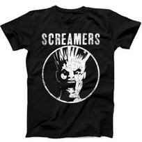 Screamers Punk Rock Best Seller Music Gift Black Tee T Shirt 192 S įvairiaspalvis