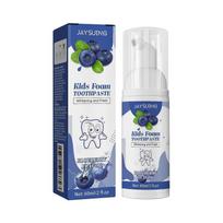 Children's foam toothpaste for cleaning, whitening and preventing tooth decay,
