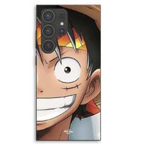 Coque Pour Samsung Galaxy S23 Ultra Monkey D.Luffy One piece Manga anime Maniacase juoda