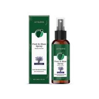 Jaysuing Foot Care Spray, Gently Cleans Foot Odor Lavender Scented Refreshing Care Spray