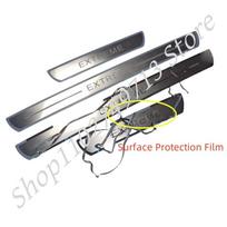 For Dacia Duster Extreme Spring Electric Accessory 2020-2022 2023 Stainless Car Door Sill Kick Plate Protector Cover Trim sidabras