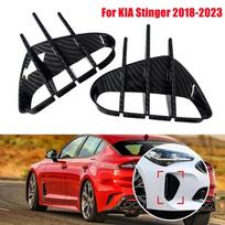 ABS Carbon Fiber Front Fender Side Vent Cover for Kia Stinger 2018‑2023