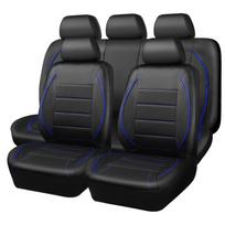 Universal Leather Car Seat Covers Simple Style Breathable  5 Seat Car Seat Cover