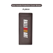 1/2pcs Leather Car Roof Armrest Pull Protection Cover Gloves Door Handle For Mitsubishi Outlander Lancer Cross Colt Xpander
