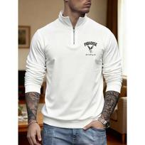 Heaven Angel Print Men's Fashionable and Comfortable Zipper Sports Shirt, New Long Sleeve Shirt Top Home Clothes S balta