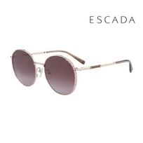 Escada Sunglasses SES B48G 0A39 Round Metal UV Protection Women SES B48G 0A39_I [59]