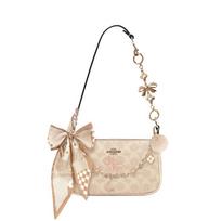 COACH shoulder bag [Customized bag] Nolita 19 Princess style literary classic fashion versatile artificial Faded Psalms Basic Pack (Bag + Dust Bag) ruda