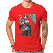 ZX VALORANT Game Sage T Shirt Classic Fashion High Quality Tshirt Large ONeck  Men Clothing S