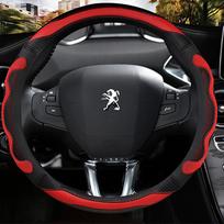 Mikropluošto odos automobilio vairo apdangalas Peugeot 208 2012~2018, Peugeot 308 2014~2021, 2008 2013~2018 Automobilių Aksesuarai raudona