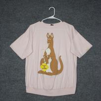 Vintage The Zoo Crew T Shirt Womens M Pink Kangaroo Baby On Board Graphic S