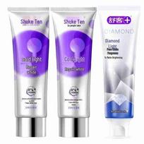 Shuke Diamond Glow & Color Correcting Whitening Toothpaste Set
