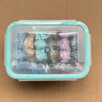 56Pcs Polyhedral Dices Set Multi Sided with Storage Case Card Games Role Playing Table