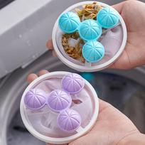 2pcs Clothing Cleaning Filter Bag, Lint Remover, Lint Suction Filter Bag, Household Laundry Ball, Paper Scraps and Fluff Filter