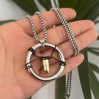 Punk Unisex Vėrinys Cyberpunk Retro Metalinis Kulkos Pakabukas Madingi Vakarėlio Papuošalai Dovana