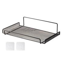 Wall Mounted WiFi Router Shelf Server Rack Shelf Metal Router Storage Rack Organizer for Home Bedroom Cable Boxes TV Box