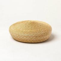 New Japan Designer Natural Straw Solid Berets Hats for Women Casual Painter Hat Summer Beach Sun Hats Ins Blogger Pillbox Hat 54-56cm