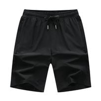 Ice Silk Shorts for Men Summer Nylon Frozen Warp Knitted Capris Man Stretch Outdoor Leisure Sports Sleepwear Short Pants M juoda