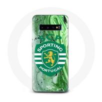 Coque Samsung galaxy S10 scp sporting portugal fond vert žalia