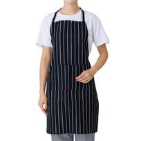 Unisex Anti Oil Cooking Apyna prijuostė Stripe Printed Restuarant Padavėjas Seilinukas Virtuvės priedai 1