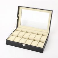 10 12 Slots Wrist Watch Box Watch Holder Storage Case Organizer PU Leather Watch Display Box