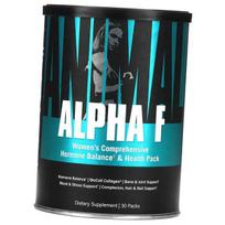 Formulė moterų hormonų pusiausvyrai, Alpha F Moterų Visapusiška Hormonų Pusiausvyra ir Sveikata, Universal Nutrition 30 paketėlių (71086004) 30packs