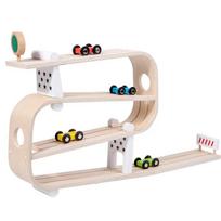Visual Tracker Wooden Inertial Racing Track Hand-eye Coordination Exercises Glide Car Toys Kids Gifts Children's Early Educatio įvairiaspalvis