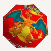 Pokemon Charizard Automatic Open/Close Umbrella Folding Umbrella,Portable Compact Perfect Gift for Birthday, Christmas0809200