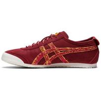 Onitsuka Tiger Mexico 66 Audinys Sintetinė oda Madingi Šaunūs Lengvi Žemi Laisvalaikio Batai Unisex Kedai Bordo Spalvos Auksiniai 1183A945-600 39 brown