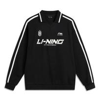 Li Ning Sports Lifestyle Series Loose Fashion Brand Logo Couple Sweatshirt Unisex Sweatshirt AWDVC89-2 XS