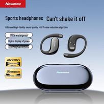 Newmine LY62 Bone Conduction Wireless Sports Headset kosminės juodos spalvos