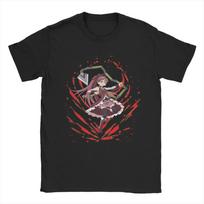 Puella Magi Madoka Magica Red Splash Fan Tribute Cotton TShirt Loose Fit for Magical Girl Fans Comfortable Fashion Tshirts S