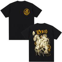Anime Jojo Bizarre Adventure Dio Brando PrintingTshirt 2026 Summer Unisexs Womens Cotton Casual Fashion Oversized Y2K Tshirt M