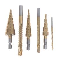 6pcs Titanium Drill Bit Set 3-12mm For Metal Wood/Hard Steel Twist Bits Corrosion Resistant Precision Hole Enlarging Tools