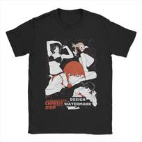 Mens Womens Chainsaw Man The Movie Reze Arc T Shirt Pure Cotton Graphic Print T-Shirt  Top Clothing S įvairiaspalvis