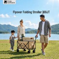 MOBIGARDEN Outdoor Camping Reclinable Kids Wagon Cart