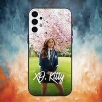 TV XO K-Kitty Phone Case For Samsung S26,25,24,23,22,21,20,30,Ultra,Plus,Fe,Lite Black Shell Samsung S20ULTRA5G