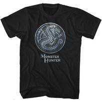 Monster Hunter Monster Emblem Black Unisex T-shirt S įvairiaspalvis