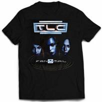 Vintage Style TLC Fan Mail Short Sleeve Black Unisex S-234XL T-Shirt MM1656 S įvairiaspalvis