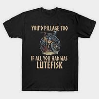 Viking Lutefisk Norwegian T-Shirt S įvairiaspalvis