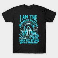 I Am The Dungeon Master T-Shirt S įvairiaspalvis