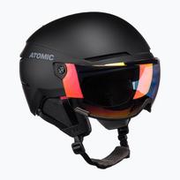 Atomic Savor Visor Slidinėjimo šalmas Nuotrauka juoda